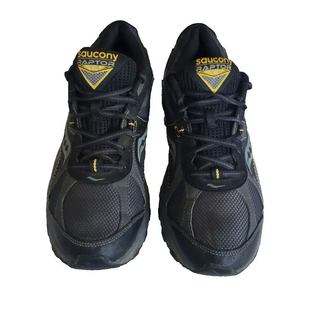 Saucony Men's Grid Raptor TR S25283-1 Gray Running Shoes Sneakers Size 9.5